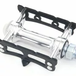 MKS SYLVAN TRACK Pedale Schwarz/silber Aluminium/Stahl