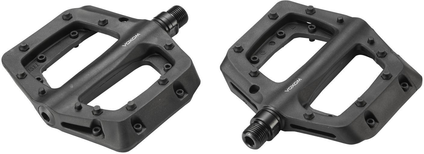 Voxom PE26 MTB Flat Pedale Schwarz 3 Voxom PE26 MTB Flat Pedale Schwarz