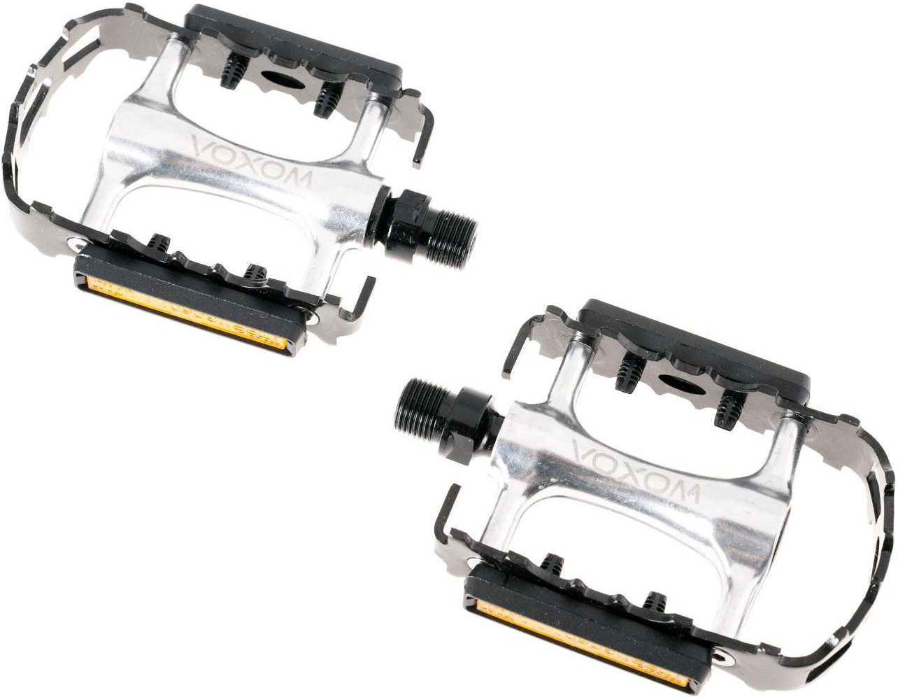 Voxom PE3 MTB Pedale Silber/schwarz 3 Voxom PE3 MTB Pedale Silber/schwarz