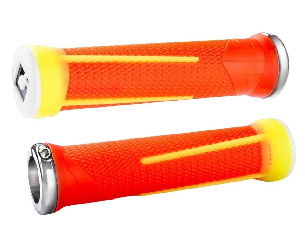 ODI AG1 LOCK-ON Griffe Neon Orange/yellow 135mm 3 ODI AG1 LOCK-ON Griffe Neon Orange/yellow 135mm