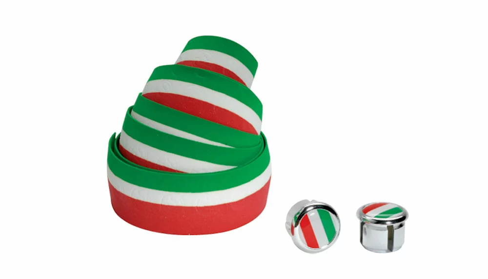 Cinelli FLAG RIBBON Lenkerband Grün/weiss/rot 3 Cinelli FLAG RIBBON Lenkerband Grün/weiss/rot