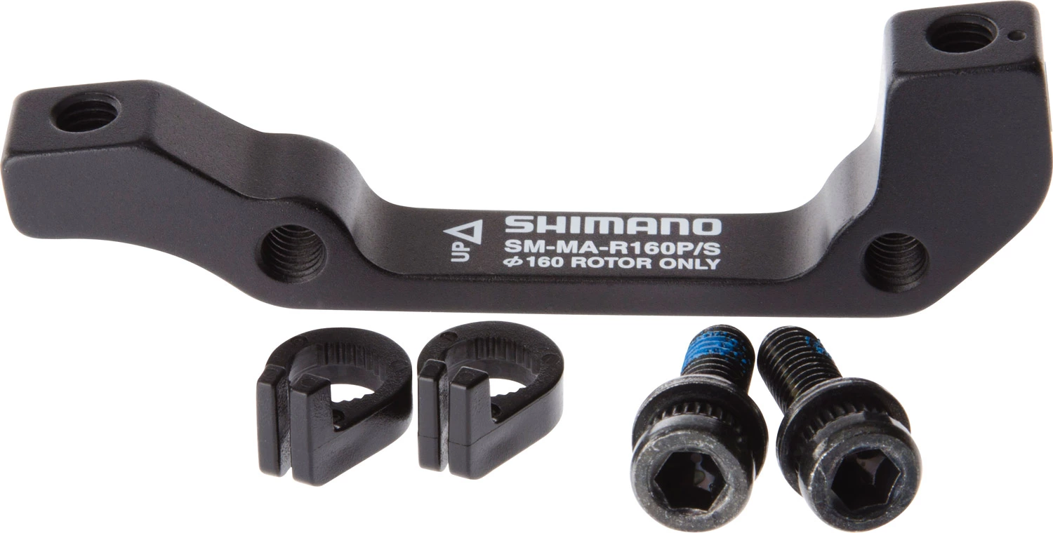 Shimano SM-MA-R160P/S Bremsscheiben Adapter Schwarz HR Für Postmount Auf IS 160mm 3 Shimano SM-MA-R160P/S Bremsscheiben Adapter Schwarz HR Für Postmount Auf IS 160mm
