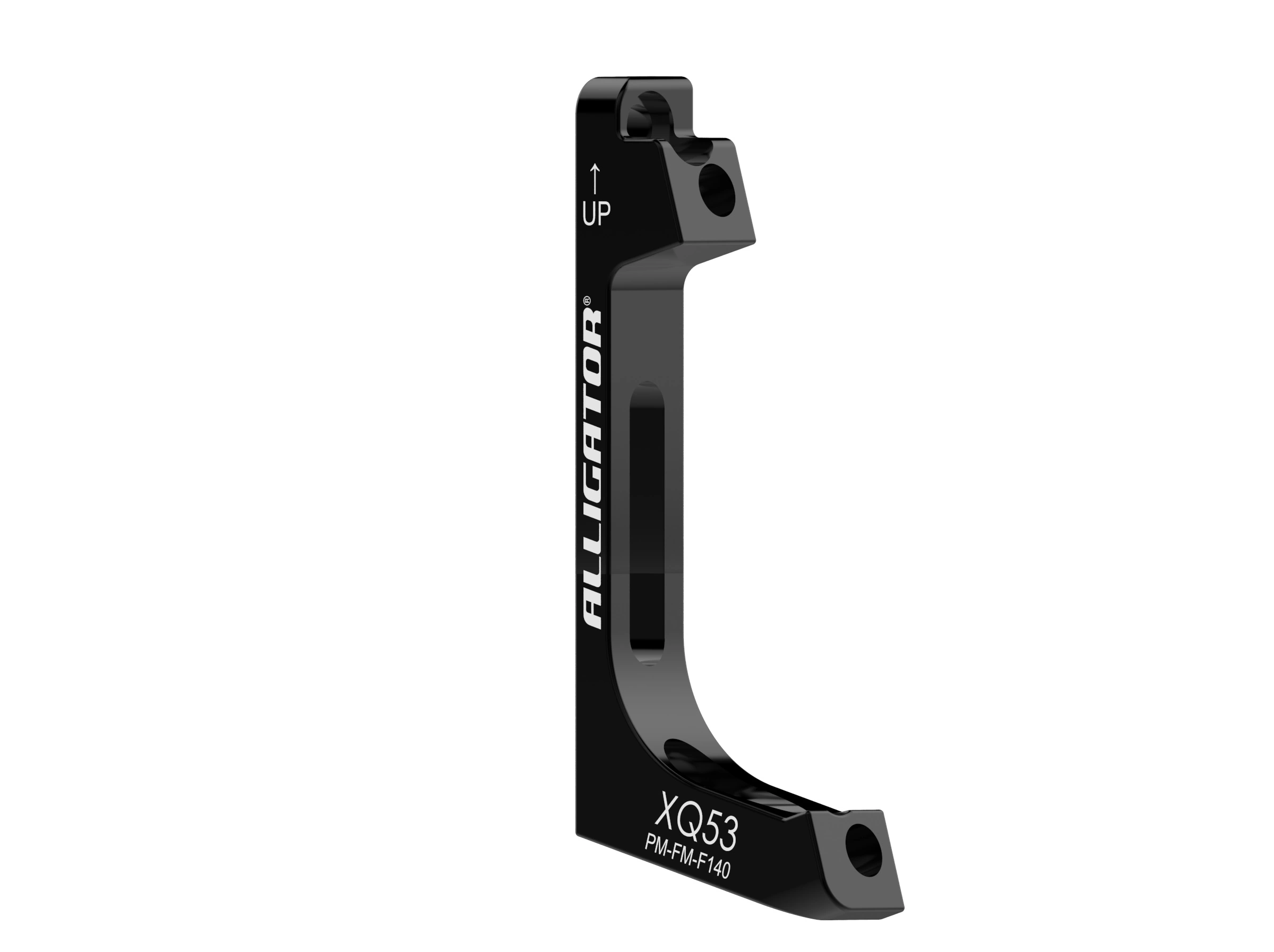 Alligator DISC BRAKE ADAPTER Front Fork Post Mount To Flat Mount Schwarz 140mm 3 Alligator DISC BRAKE ADAPTER Front Fork Post Mount To Flat Mount Schwarz 140mm