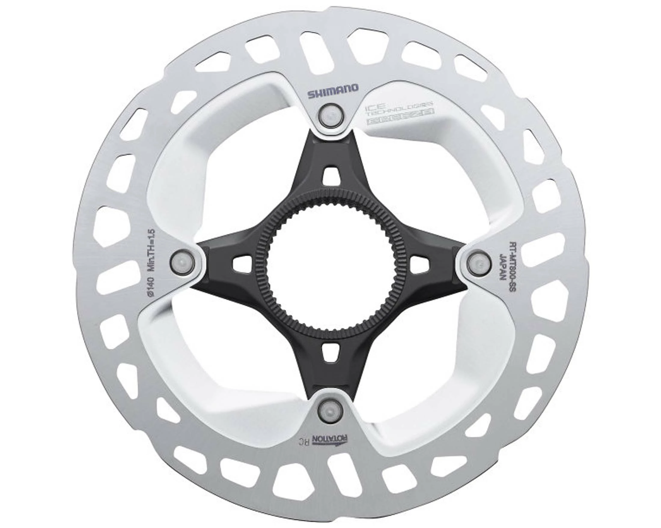 Shimano RT-MT800 ICE TECHNOLOGIES FREEZA Bremsscheibe Silber Centerlock Ø 160mm 3 Shimano RT-MT800 ICE TECHNOLOGIES FREEZA Bremsscheibe Silber Centerlock Ø 160mm